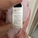 Source Unknown Flowy White Pink and Blush Tiered Mini Dress with Ruffle Sleeves Size Lb by Photo 7