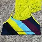 Lululemon No Limits Activewear Tank Top in Neon Pow Stripe Split Pea Inkwell Photo 7