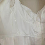 House Of CB 'Ellery' Linen Puff Sleeve Sundress midi white NWOT M Photo 11