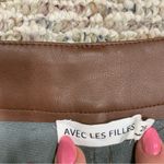 Avec Les Filles Avec Les Files High Rise Faux Leather Cargo Pants - Size 28 Photo 4