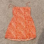 RESA Orange Patterned Dress Photo 0