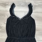 Victoria's Secret Victoria’s Secret Black‎ Velvet Romper Size Large Photo 1