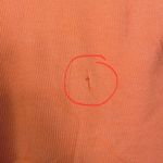 Free People Movement Madeline Crop Tee Shirt Orange Size Medium/Large FLAW Photo 3