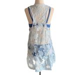 Miken Swim Light Blue Crocheted Lace Swim Coverup Size undefined Photo 4