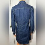 Gap  Blue Denim Shirt Dress Photo 2