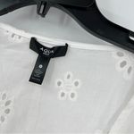 AQUA  Swim Eyelet Tiered Cover-Up Dress in White Nwt Photo 4