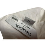 Thakoon White Eyelet Smocked Short Sleeve Cut Out Summer Mini Dress Size 0 Photo 12