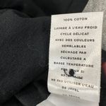 Lilla P Button Front Cardigan Tunic Top Women XL Black Cotton Long Sleeve Pocket Photo 7