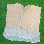 Eileen Fisher  Women’s Large 100% Ramie‎ Sheer Beach Coverup Vacation Resort Wear Photo 0