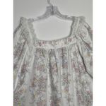 NWT vintage Lanz of Salzburg 100% cotton floral lace trim nightgown, USA large White Photo 14