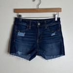 American Eagle ladies hi rise super stretch jegging cutoff shorts distressed 4 Photo 0