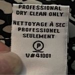 Diane Von Furstenberg  silk blend black/white print halter top blouse Size M Photo 11