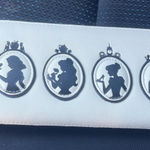 Lounge Fly  Disney princess silhouette zip around wallet with bow NWT Photo 0