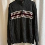 John Ashford  Striped Quarter Zip. Men’s size M. Photo 0