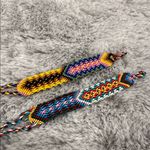 Francesca's Collections Colorful Woven Bracelets Yellow Photo 3