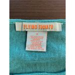 Flying Tomato  Embroidered Mesh Sheer Blouse Shirt‎ Womens Medium READ Photo 3