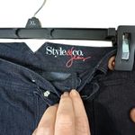 Style & Co . Sailor Blue High Rise Flare Denim Jeans Size 10 Photo 3