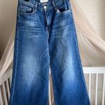 frame denim Jeans Size 26 (Wide Leg Frayed Raw Hem) Dominion Jeans Photo 0