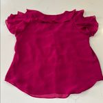 Ralph Lauren NWT Lauren  Crinkle Georgette V-Neck Fllutter Sleeve Ruffle Photo 14