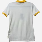 Ralph Lauren Rare VTG Deadstock  Piqué Cotton Polo Gold Contrast Trim Size M NWT Photo 1