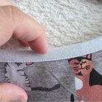 Little Sleepies Women’s Bamboo Gray Cats Pajama Shirt Size X Large Photo 10