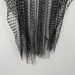 Unbranded Rhinestone Black Shawl Top Overlay Mesh Sheer Glamour OSFM Size undefined Photo 3