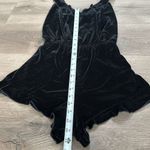 Victoria's Secret Victoria’s Secret Black‎ Velvet Romper Size Large Photo 6