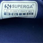 Superga  Korelaw Satin Blue / Pink Embroidered Lace Up Sneakers 8 Photo 6
