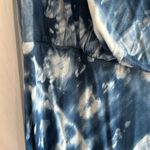 Young Fabulous and Broke  Blue & White Tie Dye Women’s Strapless Maxi Dress Size M Photo 3