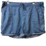 Como vintage Women’s Blue Denim Shorts Size Large Photo 2