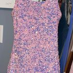 B Darlin Darlin Sequin Homecoming Dress Pink Photo 3