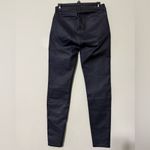 Altar'd State Altar’d State women’s size 29 black skinny jeans shiny rayon nylon spandex blend Photo 1