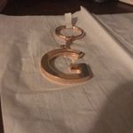 Cotton On Letter G monogram rose gold key chain Photo 4