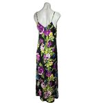Forever 21 Multi Floral Print Sleeveless Spaghetti Strap Beachwear Maxi Dress S Photo 2