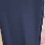 Boston Proper  BEYOND TRAVEL PANT NAVY STRAIGHT LEG STRETCH CORPCORE LARGE SHORT Photo 4