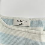 Babaton Aritzia Knit Crop Top Womens XS Striped Coastal Soft Girl Summer Preppy Photo 4