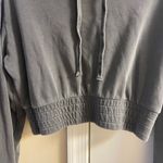 Talentless  grey cropped boxing hoodie women Large Photo 5
