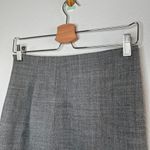 i Blues Womens Gray size zip Italian Wool Blend Skirt Size 40 Italian 6 US Photo 1