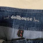 Dollhouse Y2K Vintage Dark Wash High Waist Blue Jean Shorts 9 Nautical Pin Up Photo 4
