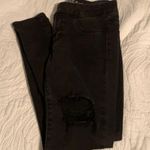 American Eagle  ripped black jegging Photo 2