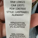 frame denim Frame Size 26 Le High Straight Medium Wash Denim Jeans Raw Hem Classic Alemany Photo 11