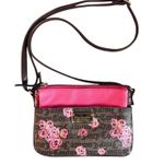 Juicy Couture Pink Bloom Brown Crossbody Photo 0