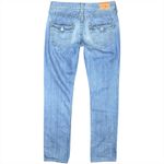 True Religion Jordan Distressed Paint Splatter Boyfriend Straight Jeans Size 27 Photo 1