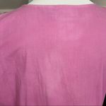 Vintage 90’s Pink Boho Embroidered Midi Dress L Size L Photo 10