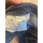 American Eagle  mom jeans size 2 medium wash distressed stretch denim Photo 4