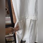 & Other Stories & other stories linen romper wrap tie front short sleeve playsuit pockets Photo 8