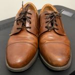 Men’s Florsheim Dress Shoe Brown Cognac Tan Leather Oxf it’s Size 9D Photo 0
