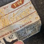 VINTAGE TREGO’S WESTWEAR of Oklahoma Women’s Grey Wash Denim Maxi Dress Size 12 Gray Photo 7