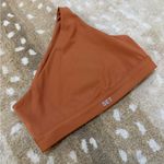 Set Active  light brown off the shoulder sport bra women’s size XS Photo 3