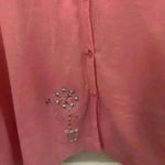 Sunburst by Morning Sun Long Sleeve Embellished Sequin Cardigan Size 2XL XXL Pink Photo 5